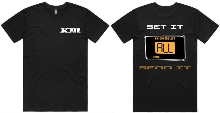 KM "Set it & Send it" Black T-Shirt