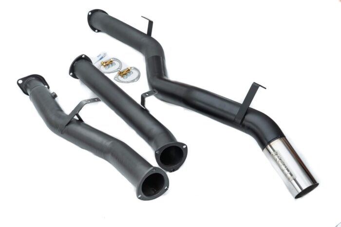 79 Series Dual Cab Exhaust
