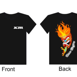 KM "Flame Fury" Black T-Shirt