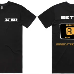 KM "Set it and Send it" Black T-Shirt