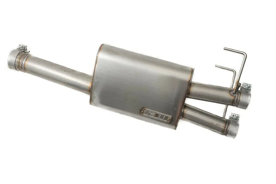 DS Ram Dual Exhaust Assembly - KM RAM Sports Muffler - Image 5